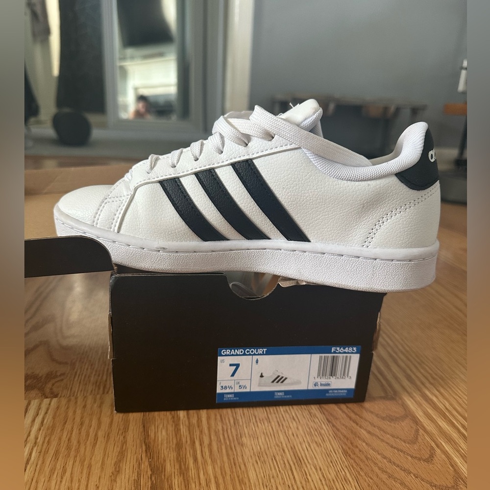 Adidas White and Black Sneakers women’s